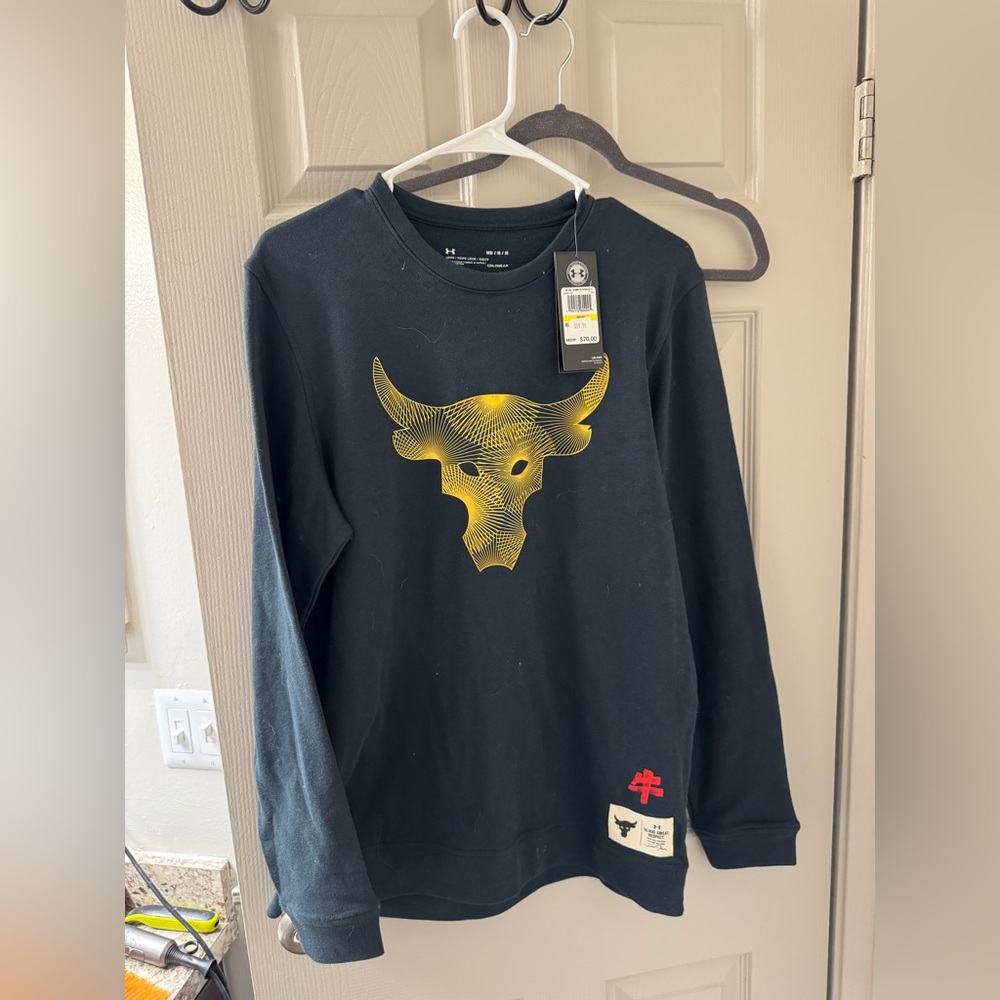 Under Armour Project Rock Black Crewneck Chinese New Year